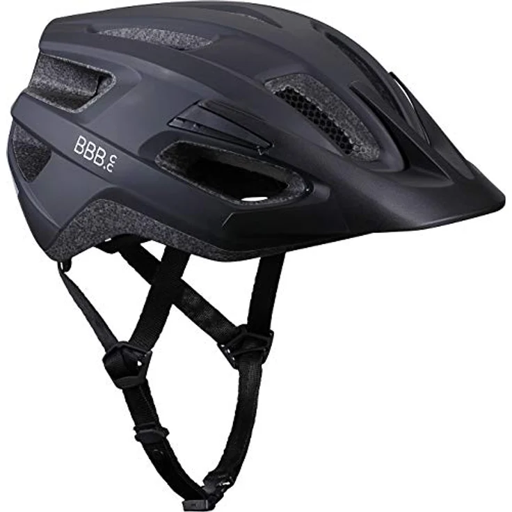 BBB Kite 2.0, Velohelm für Rennrad und Mountainbike, 52 - 55 cm, mit abnehmbarem Visier und Insektennetz, schwarz – Bild 8