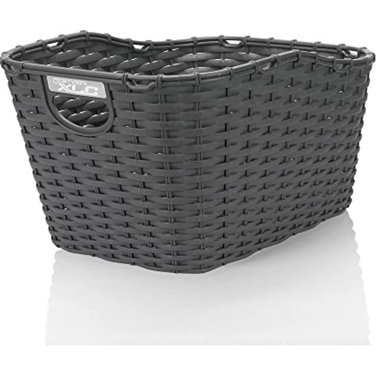 XLC Polyrattan Korb carry more für XLC Systemgepäckträger anthrazit – Bild 2