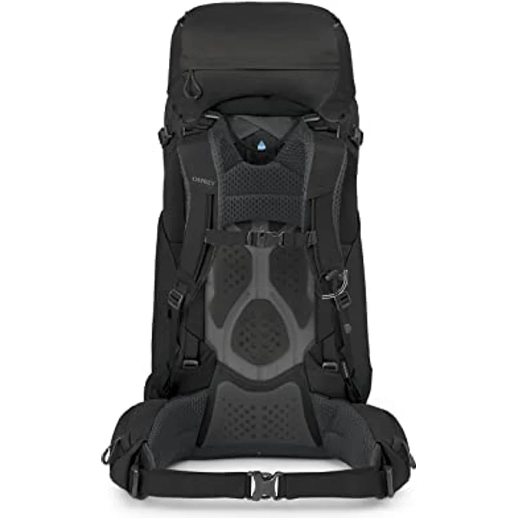 Osprey Kestrel 58 Black L/XL, Wanderrucksack mit AirScape Rückenplatte – Bild 5