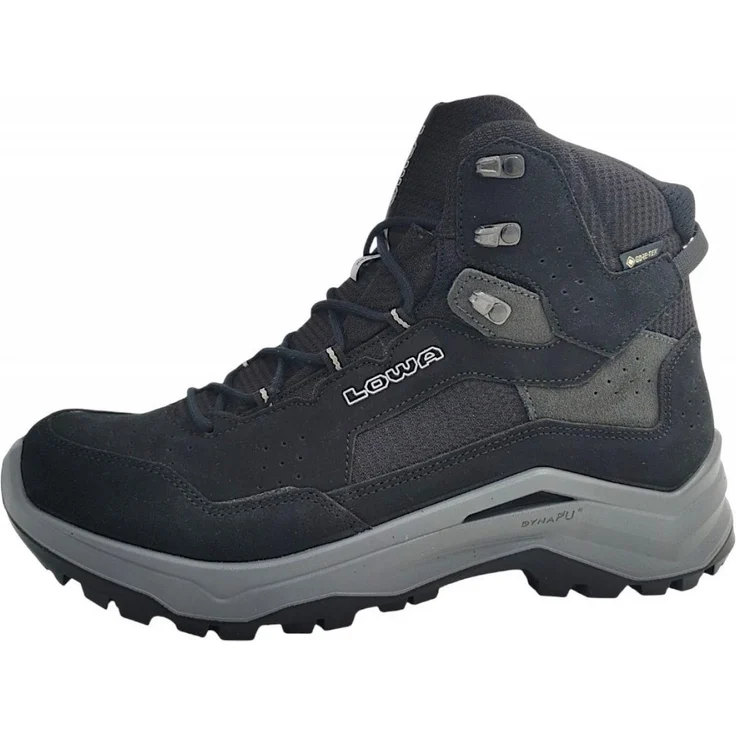 Lowa Ventierra GTX MID, Wanderschuh mit GORE-TEX-Membran, Schwarz, Größe 47