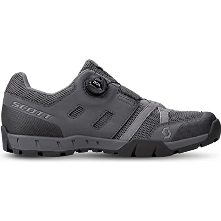 SCOTT Sport Crus-r BOA, Damen Fahrradschuh mit BOA® Fit System, atmungsaktivem Mesh und herausnehmbarer Innensohle, dark grey/light blue, Größe 37.0 – Bild 1