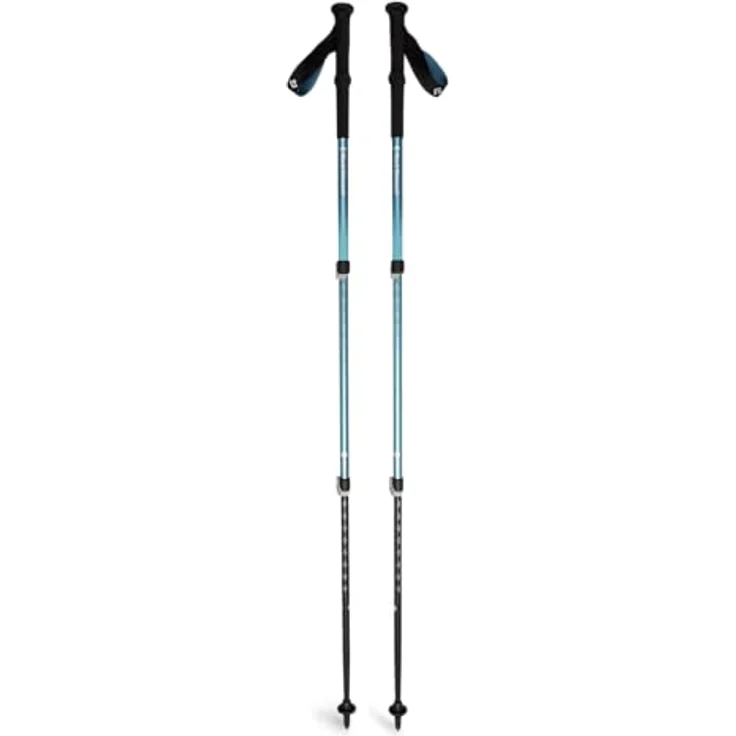 Black Diamond Trail Back Trekkingstöcke, Creek Blue - Aluminiumkonstruktion, FlickLock-Technologie, verstellbarer Gurtband – Bild 2