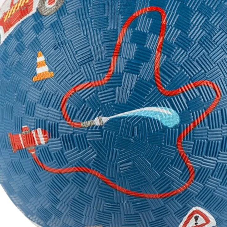 Sigikid Spielball Feuerwehr, 17 cm, aus 100% Naturkautschuk mit griffiger Oberfläche für Kinder Jungen – Bild 2