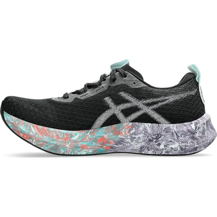 Asics Gel Noosa Tri 16, Laufschuh für Triathleten, black/soothing sea, synthetisches Material, Gummisohle – Bild 8