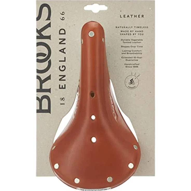Brooks England B-17 Narrow, Fahrradsattel im klassischen Stil, schwarz – Bild 5