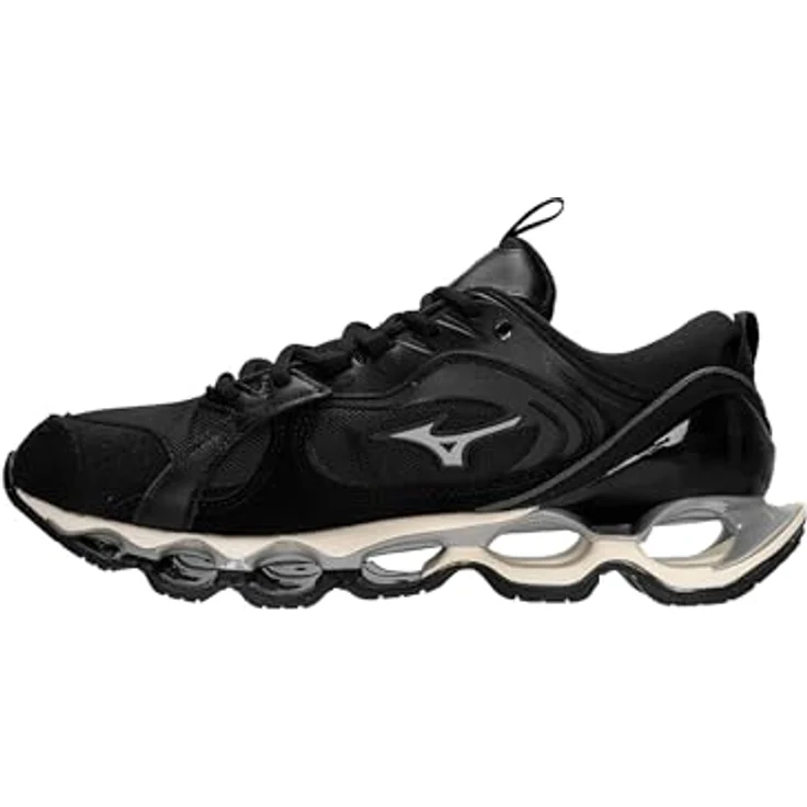 Mizuno Wave Prophecy Beta 2, Laufschuhe mit Infinity-Wave-Platte und U4icX-Zwischensohle, schwarz – Bild 2