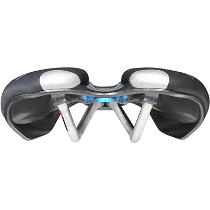 Selle Italia SLR Boost Gravel TI 316 Superflow, Gravel-Fahrradsattel mit Gel, Superflow Loch und Hi-Viz Einsätzen, Größe L3, Schwarz – Bild 4