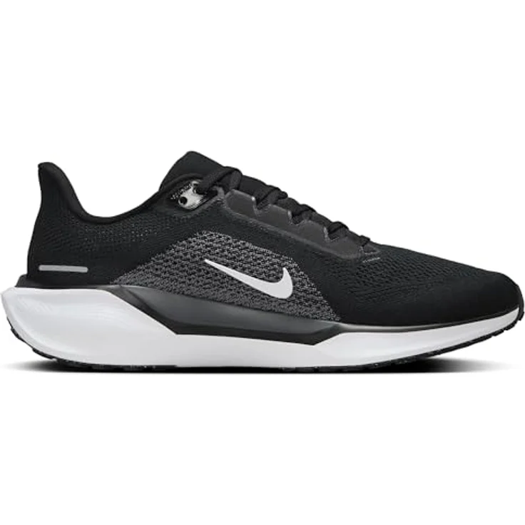 Nike Pegasus 41, Herren Laufschuhe mit ReactX Dämpfung und Air Zoom Elementen, Weiss, Schwarz, Grau, Größe 45.5 – Bild 3