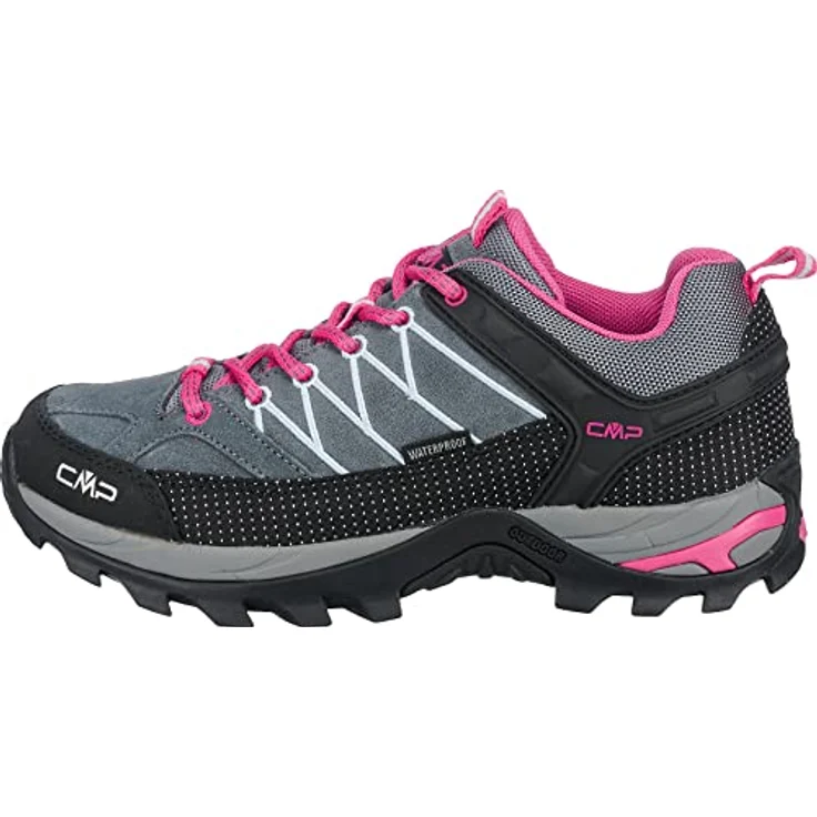CMP Campagnolo Rigel Low Trekking WP Schuhe, Damen, wasserdicht mit Clima Protect® Membran, Ortholite® Einlegesohle, EVA Dämpfung, Grau, Größe 39 – Bild 2