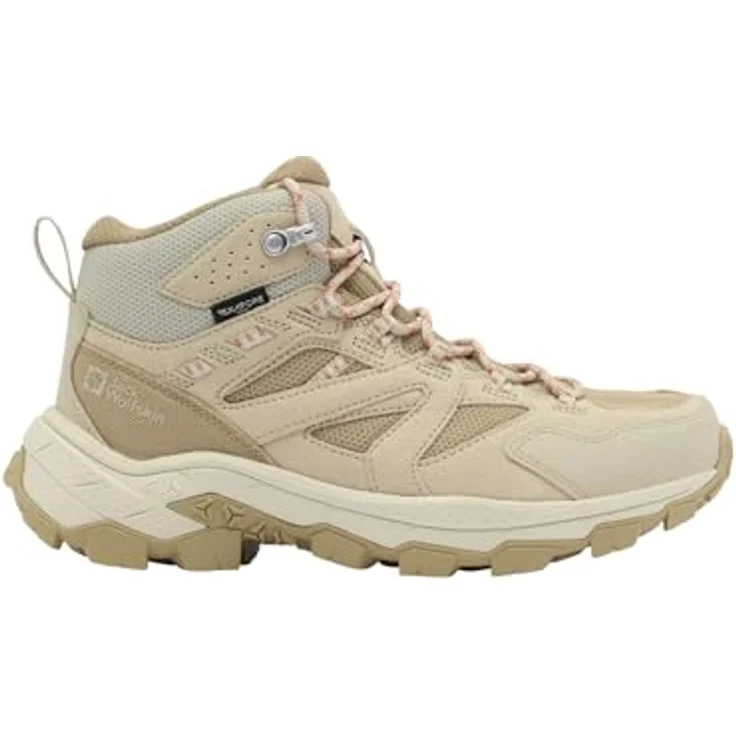 Jack Wolfskin Vojo Tour Texapore Mid W, Damen Wanderschuhe mit wasserdichtem Wetterschutz, schwarz – Bild 2