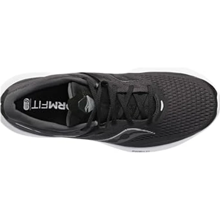 Saucony RIDE 15 Damen Laufschuh mit PWRRUN-Dämpfung, schwarz/weiß, Größe 37.5 – Bild 3