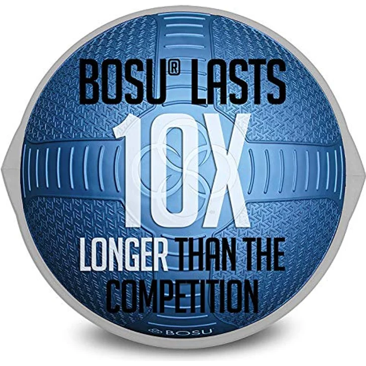 BOSU Pro Nextgen Balance Trainer mit Strukturiertem Design, blau, 65 cm – Bild 3