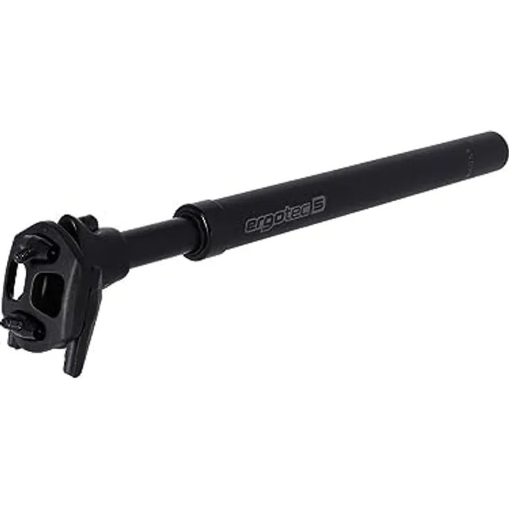 ergotec SP-10.0 Federsattelstütze, Unisex – Erwachsene, Schwarz, Einheitsgröße