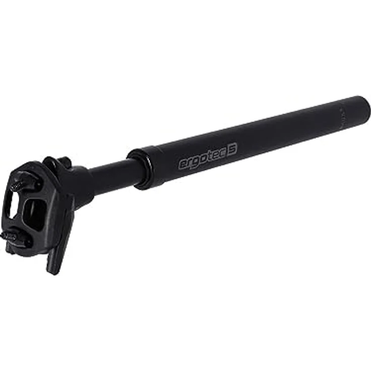 ergotec SP-10.0 Federsattelstütze, Unisex – Erwachsene, Schwarz, Einheitsgröße