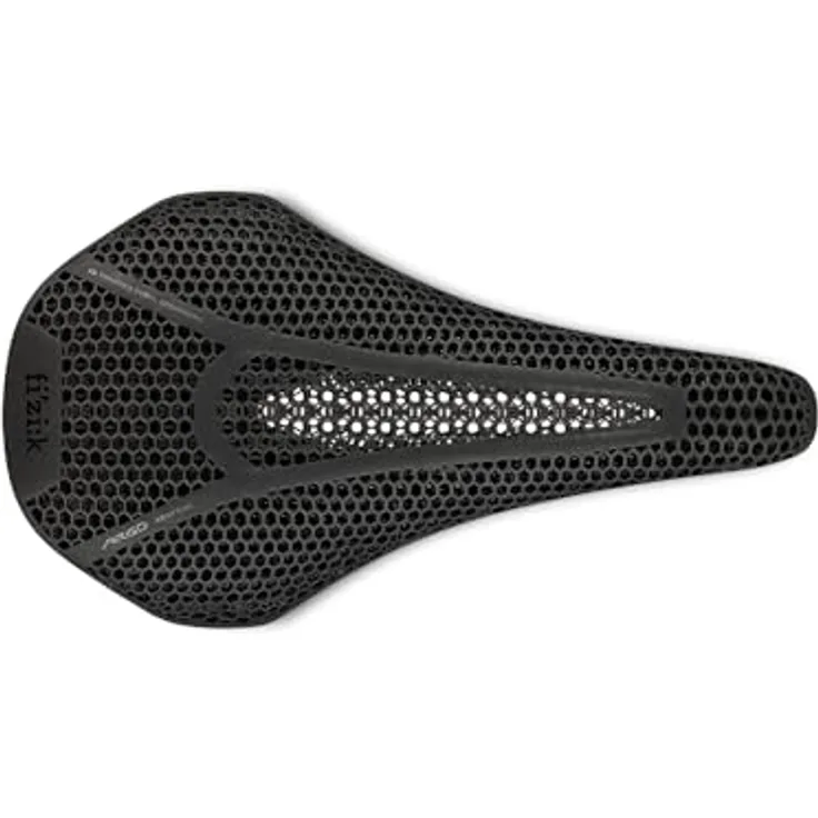 Fizik Vento Argo 00 Adaptive, 150mm 3D-Gedruckter Kurznasen-Rennradsattel mit zonaler Dämpfung, schwarz