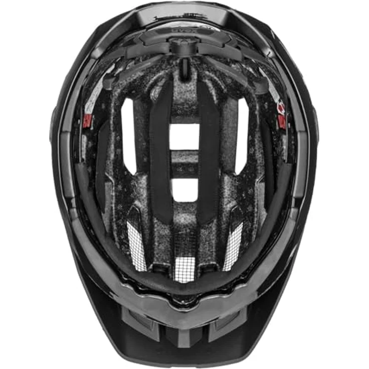 Uvex Sports Quatro, Velohelm für E-Bike und MTB, matte schwarz, 52 - 57 cm, mit 17 Belüftungsöffnungen und integrierter Sonnenblende – Bild 2