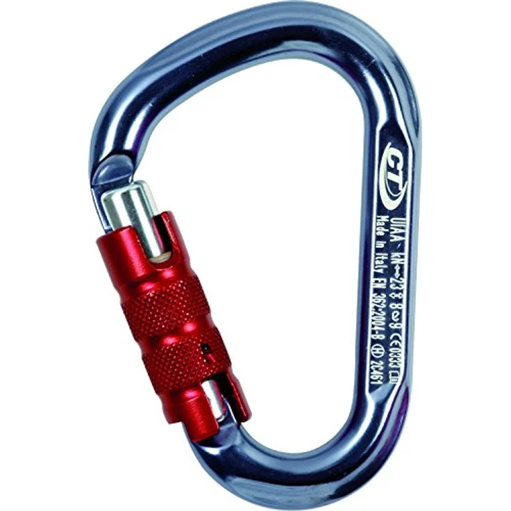 Climbing Technology Karabiner Snappy TG titanium, Hochwertiger Karabiner für zusätzlichen Komfort und Langlebigkeit – Bild 1