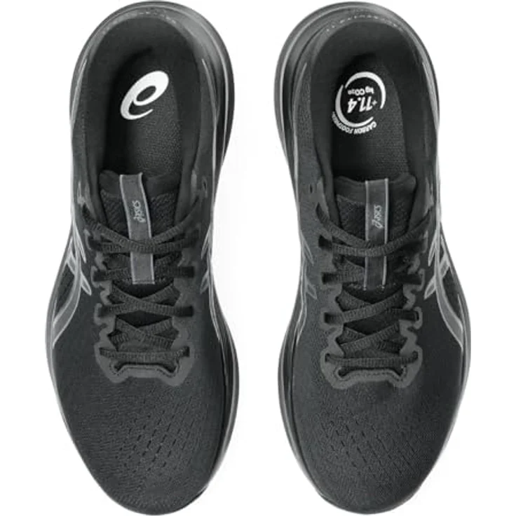 Asics Gel-Excite 11, Herren Laufschuhe mit Gel-Dämpfung, Größe 44, Schwarz-Carrier Grey – Bild 8