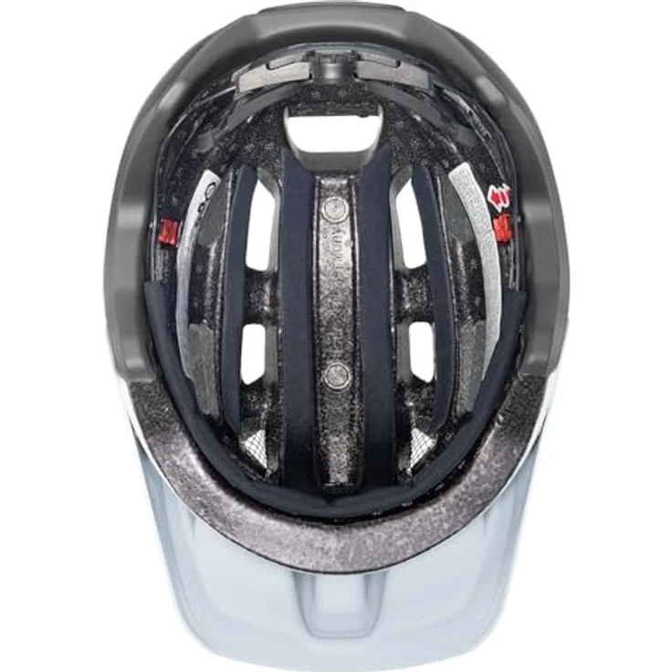 Uvex Sports finale 2.0, Velohelm mit integrierter Sonnenblende, 20 Belüftungsöffnungen, für Kopfumfang 52 - 57 cm, cloud-darksilver matt – Bild 3