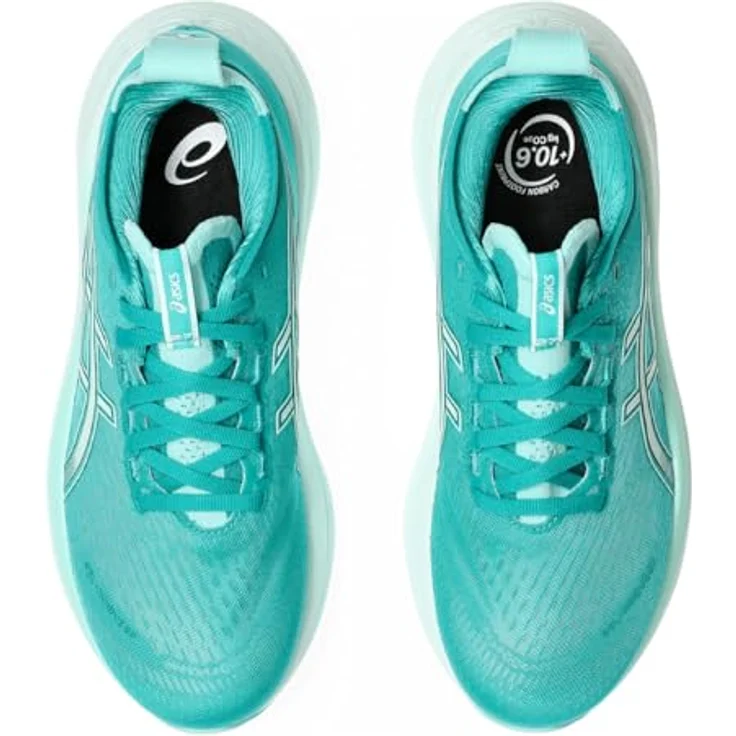 ASICS GEL-NIMBUS 27, Laufschuhe mit Gel-Technologie, Wave Teal/Illuminate Mint, Größe 38 – Bild 9