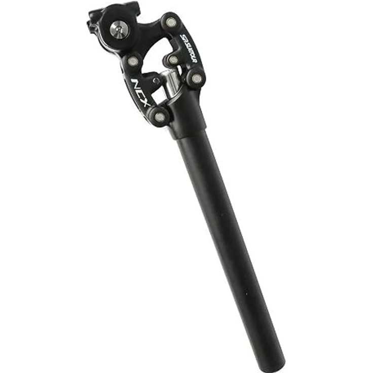 SR Suntour Federsattelstütze, 400mm, schwarz, aus hochwertigem Material – Bild 1