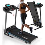 KINETIC SPORTS Laufband klappbar KST2900FX - 750 Watt leiser Elektromotor, Extra breite 40 cm Lauffläche, 16+1 Programme, Manuelle Steigung, GEH- und Lauftraining, LCD Display, 10 km/h, bis 120 kg