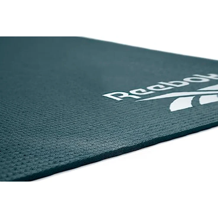 Reebok Yogamatte, Dunkelgrün, rutschfest und leicht, 173 x 61 cm, 4 mm Dicke – Bild 5
