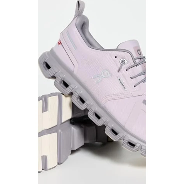 ON Cloud 6 Waterproof Damen Sneaker, Mauve Zinc violett, EU 38,5, wasserdichte Membran, hervorragende Dämpfung, Recyclingmaterial – Bild 4