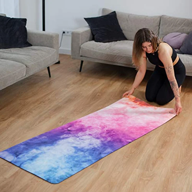 CASAFIT Casa Fit Premium Yogamatte, Rutschfeste Fitnessmatte extra-dick und langlebig, Ideal für Yoga, Pilates und Gymnastik – Bild 5