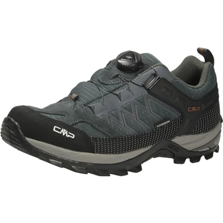 CMP RIGEL LOW FITGO WP Herren Trekkingschuhe, wasserdicht mit Fitgo-Verschlusssystem, Größe 41 – Bild 1