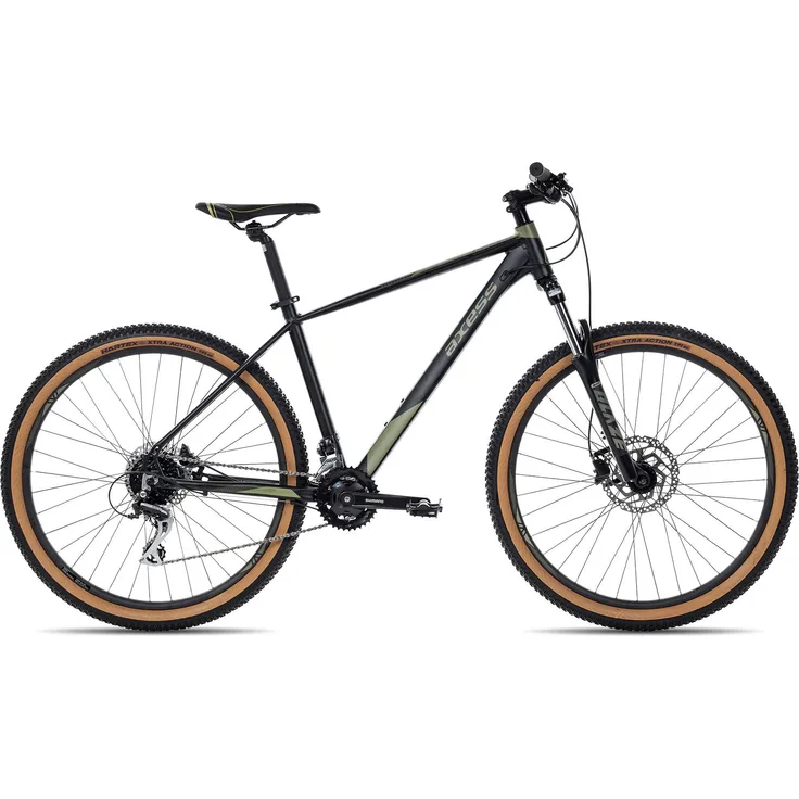 Axess KEEDO Hardtail Mountainbike 29 Zoll, Lockout-Federgabel, 2-fach Schaltung, dunkelgrün, 19 Zoll