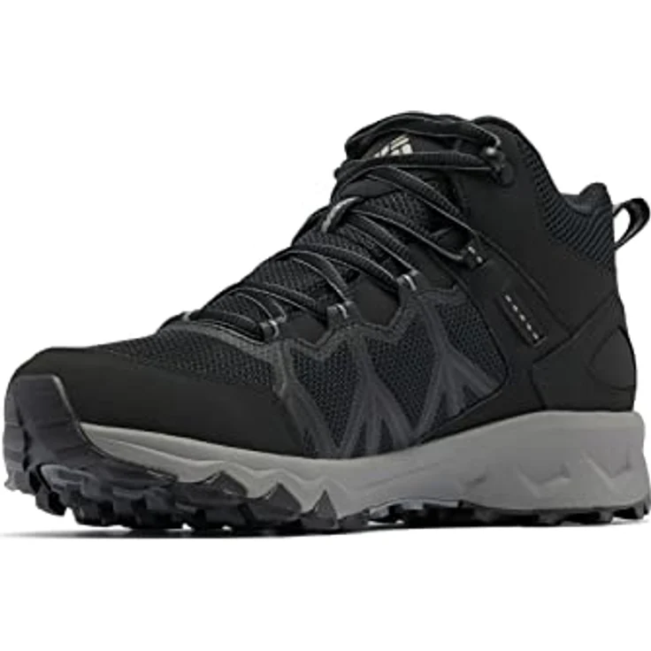Columbia Peakfreak™ II Mid Outdry™, Herren-Wanderschuhe mit wasserdichter Konstruktion und außergewöhnlicher Traktion, Schwarz (41.5) – Bild 2