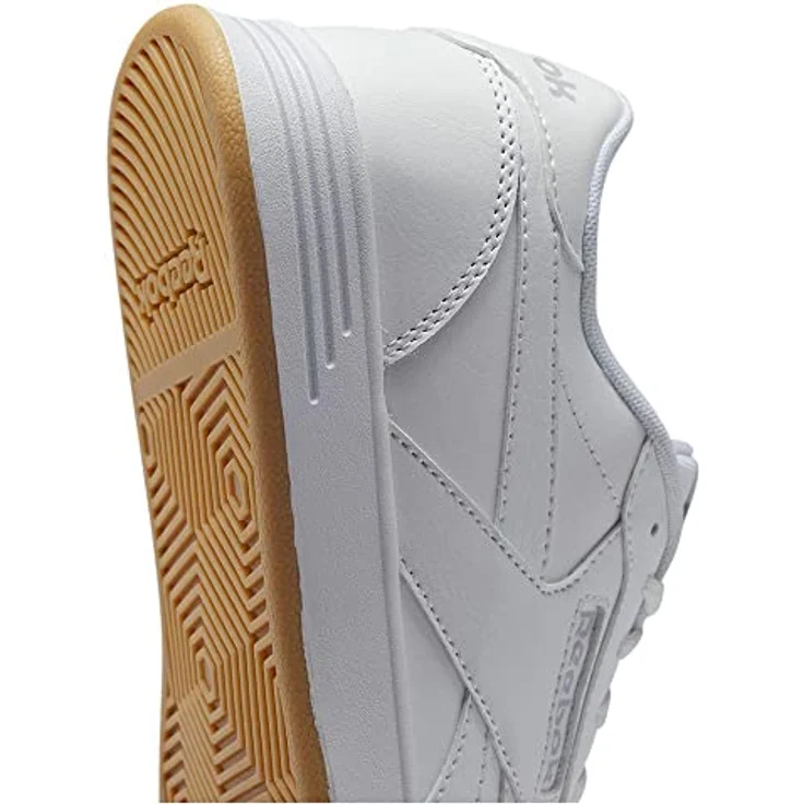 Reebok Classics Court Advance, Laufschuhe aus Leder und Synthetik, rutschfeste Gummi-Sohle, beige, EU 41 – Bild 8