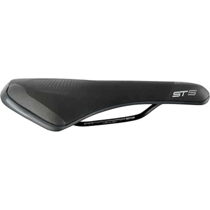Selle Italia ST5 Flow, Velosattel mit Gelpolsterung und zentralem Flow-Loch zur Druckentlastung, Hi-Viz-Einsätze für zusätzliche Sicherheit – Bild 3