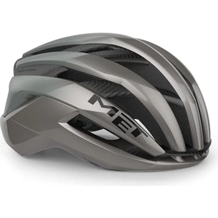 MET Trenta 3K Carbon Mips, Rennradhelm in Opalgrau, 58-61 cm, mit Mips-AIR-Sicherheitssystem und Safe-T Orbital-Anpassungssystem – Bild 1