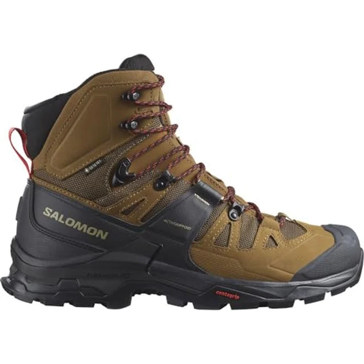 Salomon Quest 4 GTX, Herren Wanderschuhe, wasserdicht und atmungsaktiv, Braun, Größe 42 2/3 – Bild 1