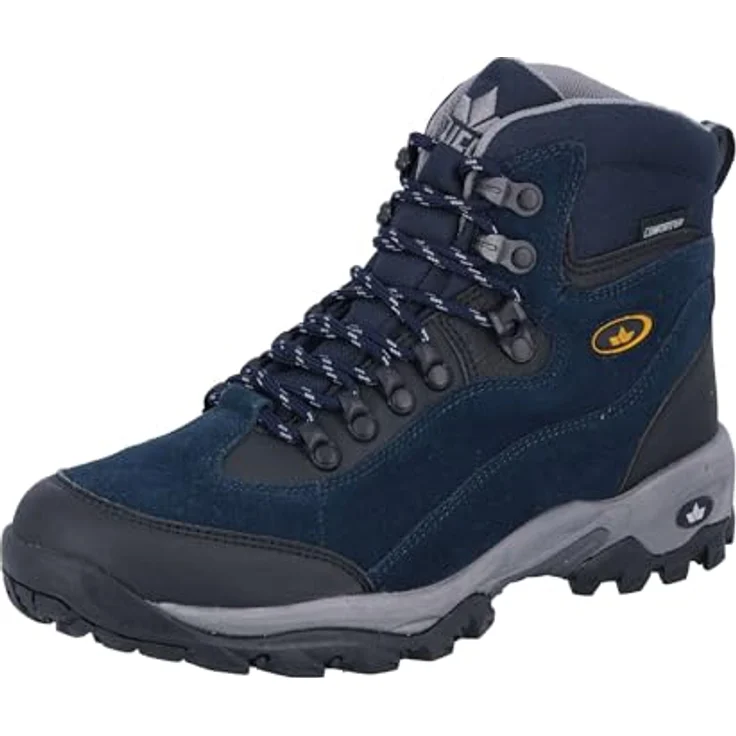 Lico Trekkingstiefel Milan, Outdoorschuh aus Veloursleder mit Gummilaufsohle und Textilinnenmaterial – Bild 1