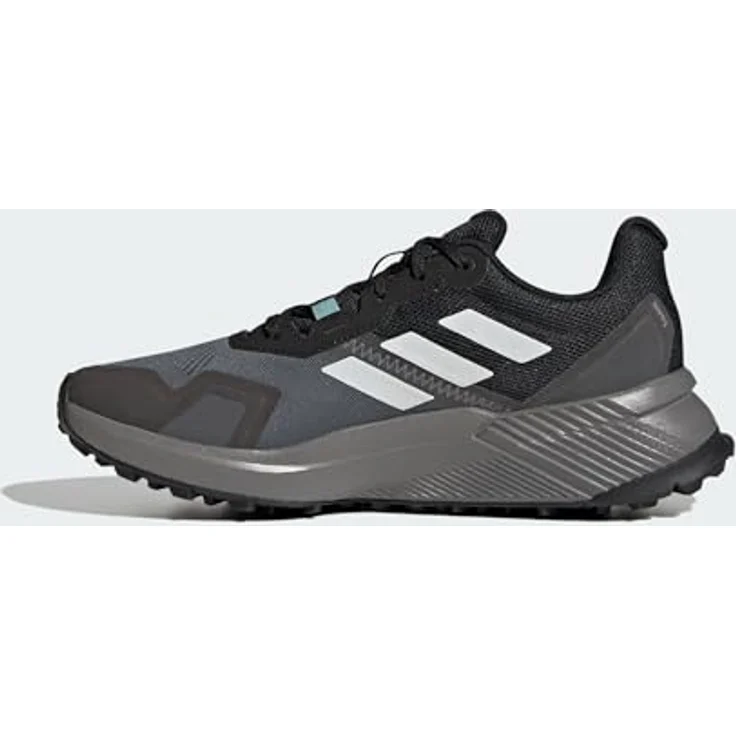adidas Women's Terrex Soulstride RAIN.RDY, Trailrunning-Schuhe mit wasserdichtem Obermaterial und Traxion-Außensohle, Schwarz, Größe 39 – Bild 2