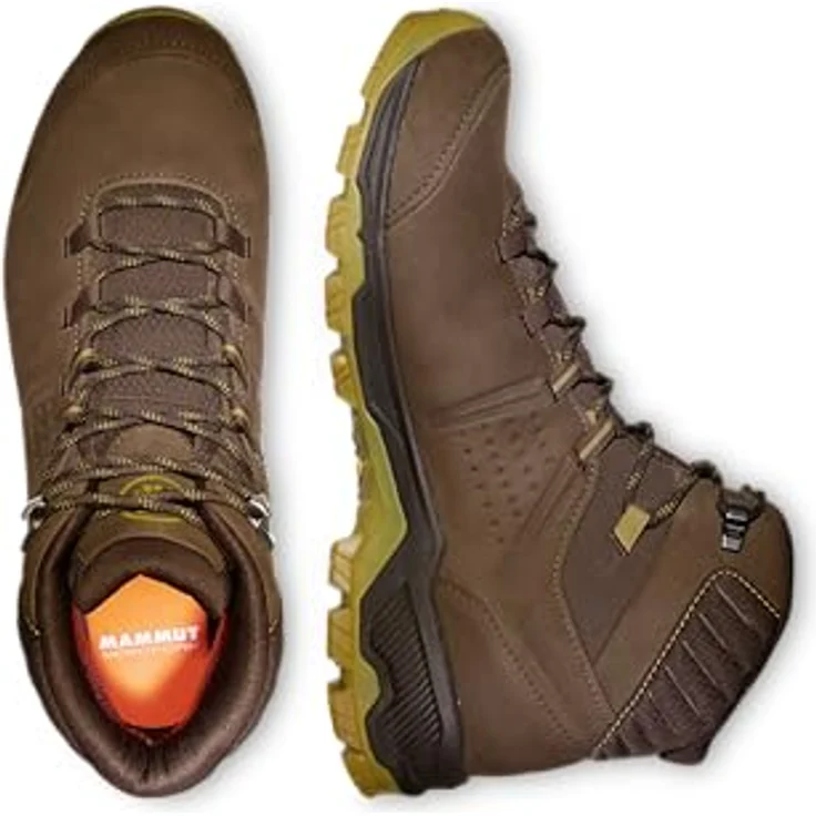 Mammut Mercury IV Mid GTX, wasserdichter Nubukleder Wanderschuh mit GORE-TEX und Vibram® Sohle, moorbraun – Bild 5