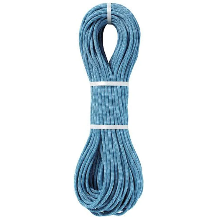 PETZL Halbseil Verticality, weiß blau, 50m, Ultrasonic Finish, ClimbReady-Technologie, Middle Mark-Markierung – Bild 1