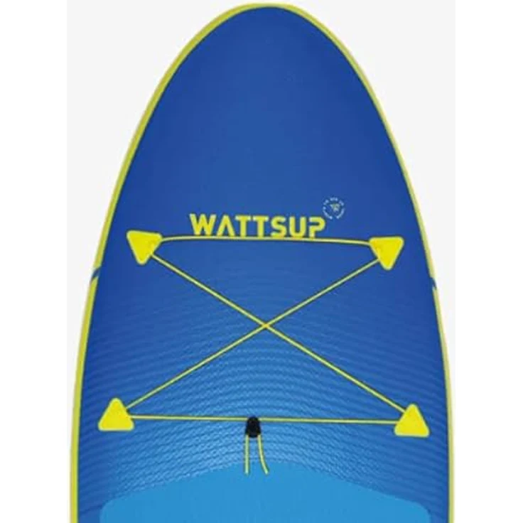 WattSUP F10 SUP Board Stand Up Paddle Surf-Board Paddel ISUP 305x81cm, Blau/Yellow – Bild 10