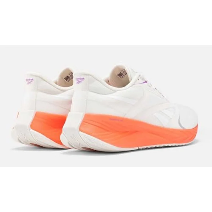 Reebok Energen Tech Plus 2, Laufschuhe mit Floatride Fuel Dämpfung, atmungsaktives Obermaterial, Weiß/Orange, EU 40 Damen – Bild 4