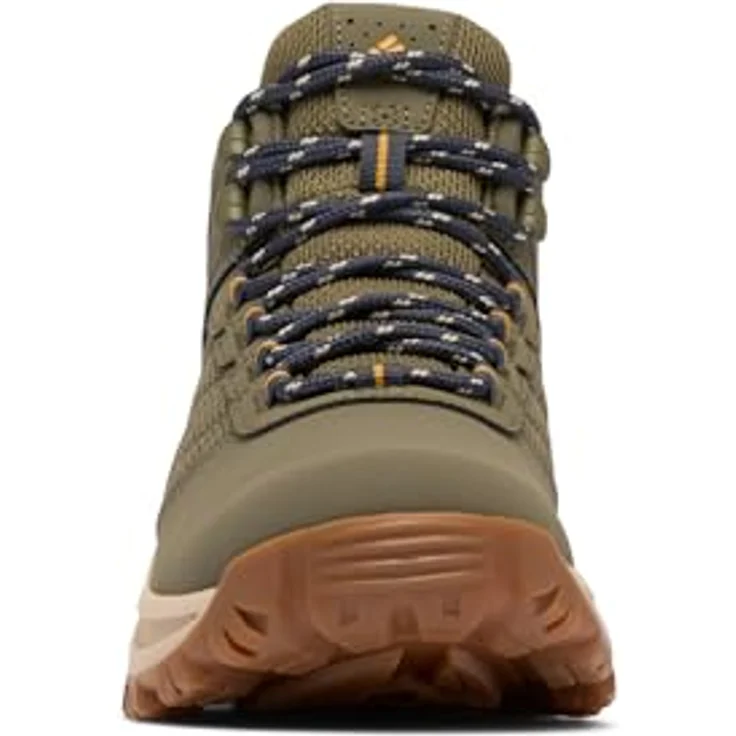 Columbia Women's Transverse Hike Waterproof Boot, Wasserdichte, atmungsaktive Wanderstiefel in stone green/raw honey, Größe 7 – Bild 9