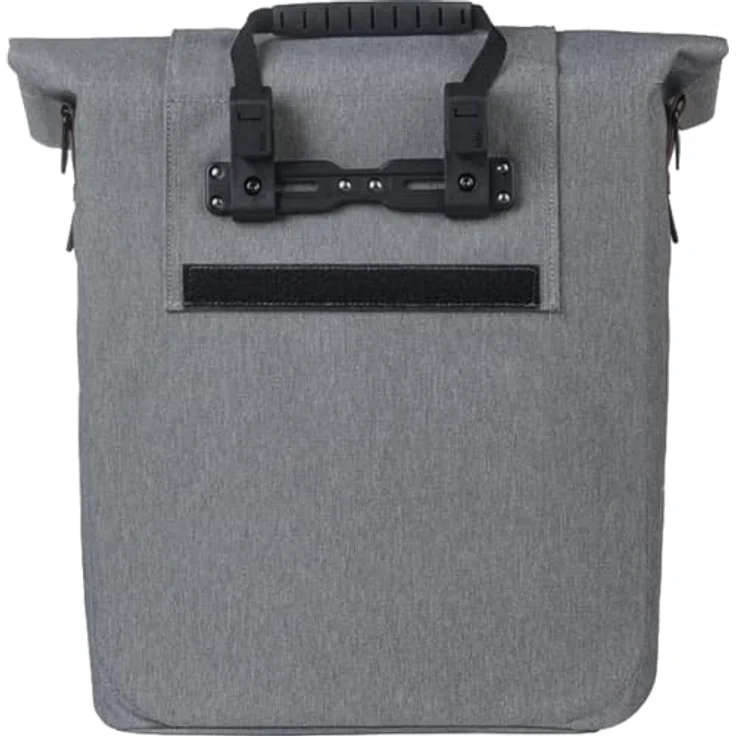Basil City Shopper, Velotasche 15 l, wasserabweisend mit MIK Hooks, grau – Bild 2