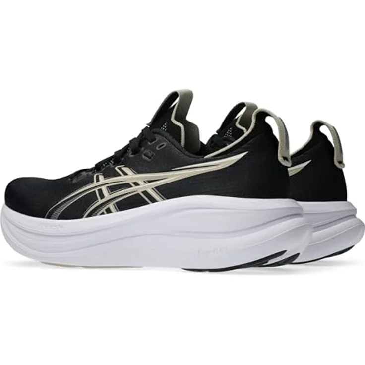Asics 1011C127-002, Laufschuhe für Herren mit atmungsaktivem Knit-Obermaterial, dämpfendem FF Blast™ Plus-Schaumstoff und PureGEL™-Technologie, schwarz – Bild 8