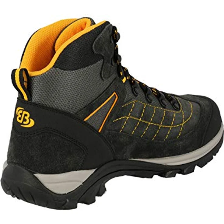 BRÜTTING Mount Crillon High, Outdoorstiefel mit Veloursleder-Obermaterial und Wechselfußbett, schwarz – Bild 4