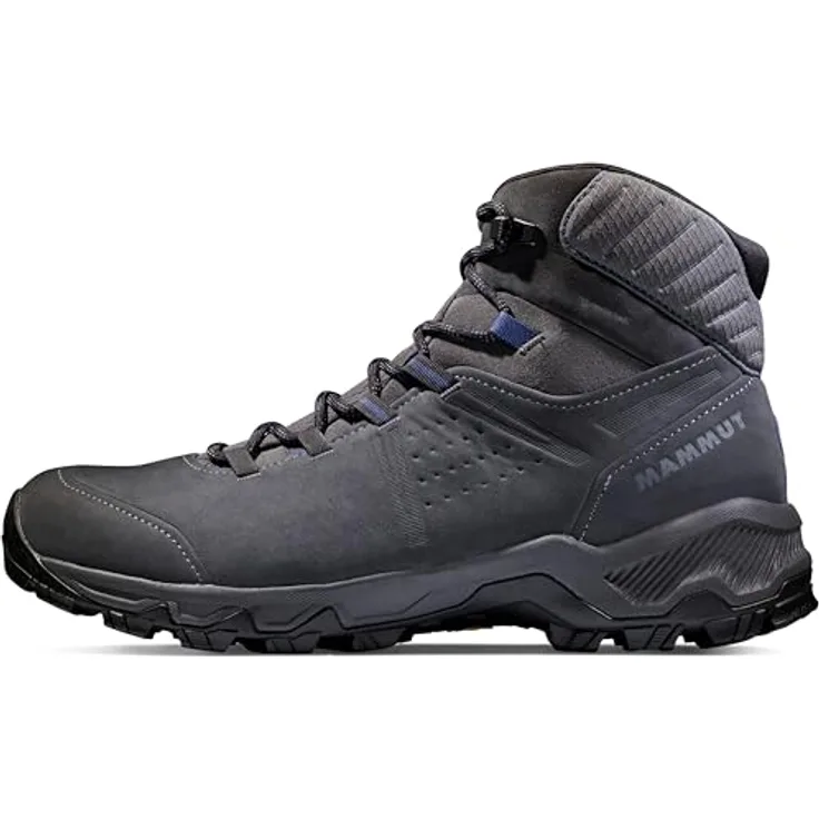 Mammut Mercury IV Mid GTX Men, Wanderschuhe für Herren mit GORE-TEX Membran, Vibram-Sohle, terracare Nubukleder, Grau, Größe 44