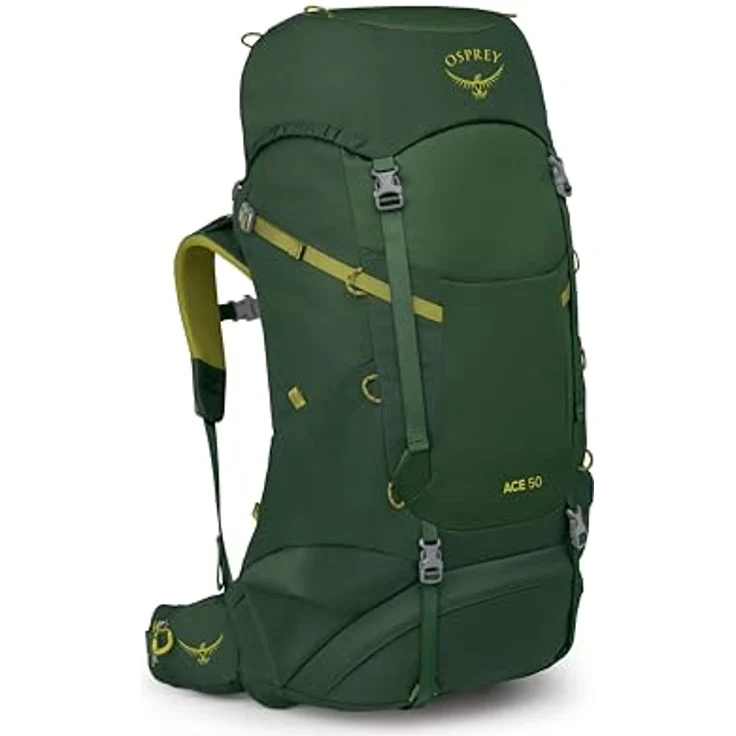 Osprey Ace 50 Trekkingrucksack, 67 cm, 100% Nylon, grün – Bild 1