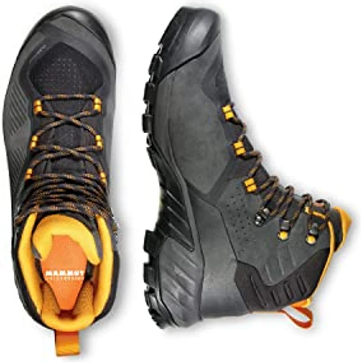 Mammut Sapuen High GTX Men, Herren Wanderschuhe mit Flextron Technology und Gore-Tex®, Größe 42, Schwarz – Bild 2