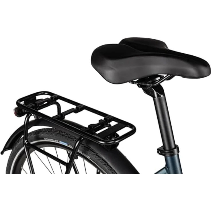 2R Manufaktur TRX ONE Wave, Damen-Citybike mit Tiefeinstieg, 28 Zoll, Dunkelblau, 56 cm, mit hydraulischen Scheibenbremsen und Federgabel – Bild 7